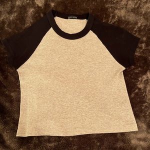 Brandy Melville Baseball Crop Top